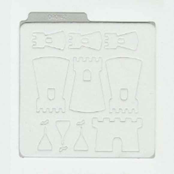 Quickutz Lifestyle Crafts 4x4 inches Castles die bundle - Picture 4 of 10